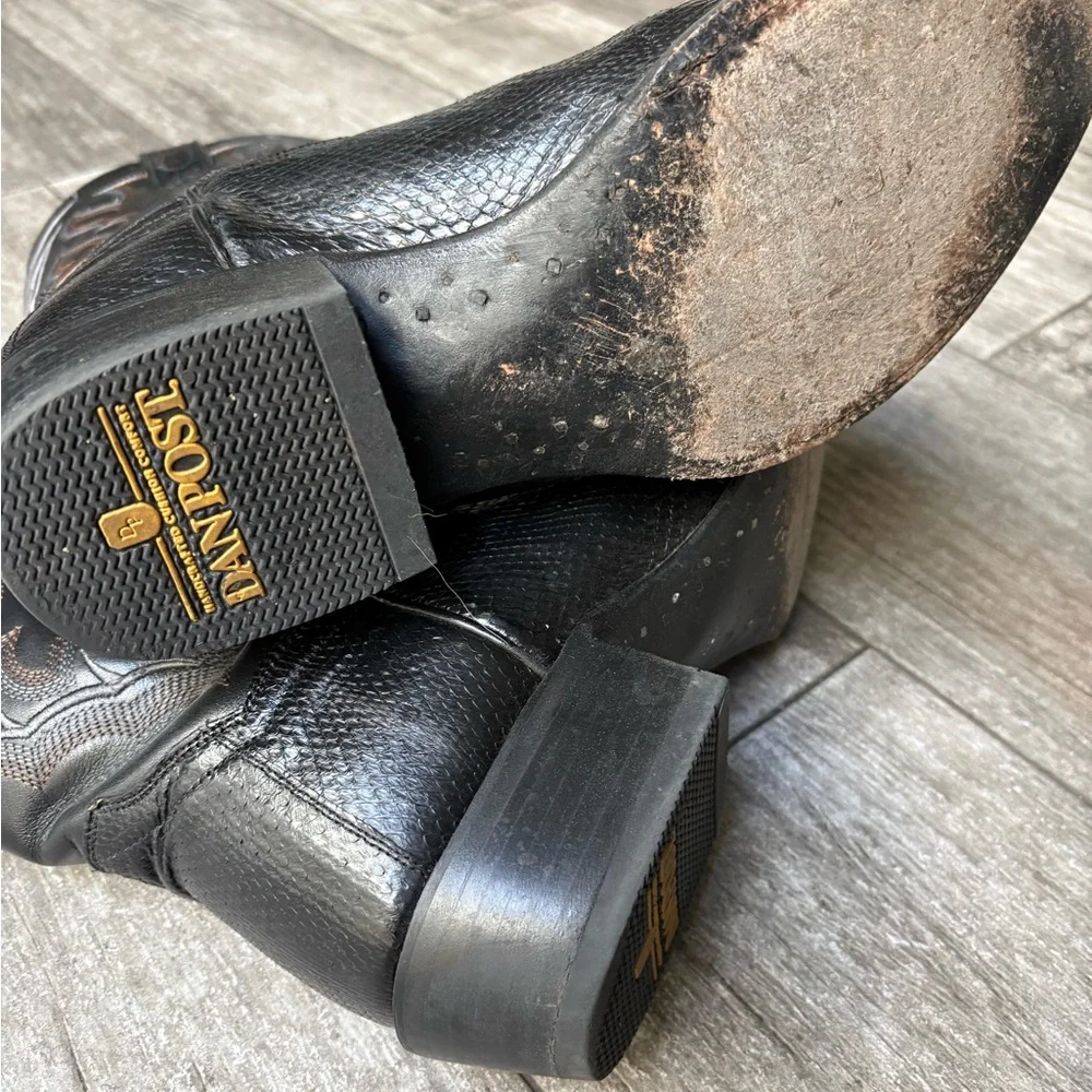 Dan Post Water Snake Cowboy Boots - Picture 5 of 7